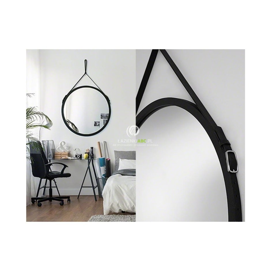 Зеркало в интерьере лофт