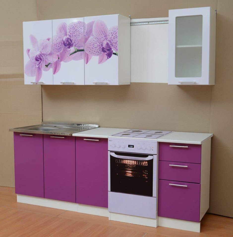 Кухонный гарнитур Орхидея 1.6 БТС