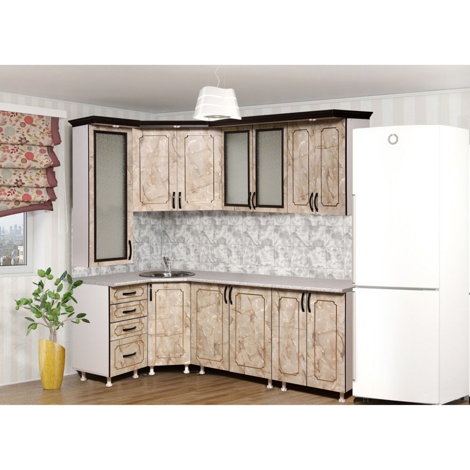 Угловая кухня ЛДСП фабрика мир мебели