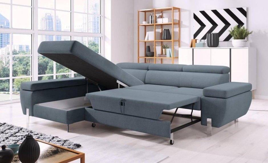 Современные раскладные диваны для гостиной