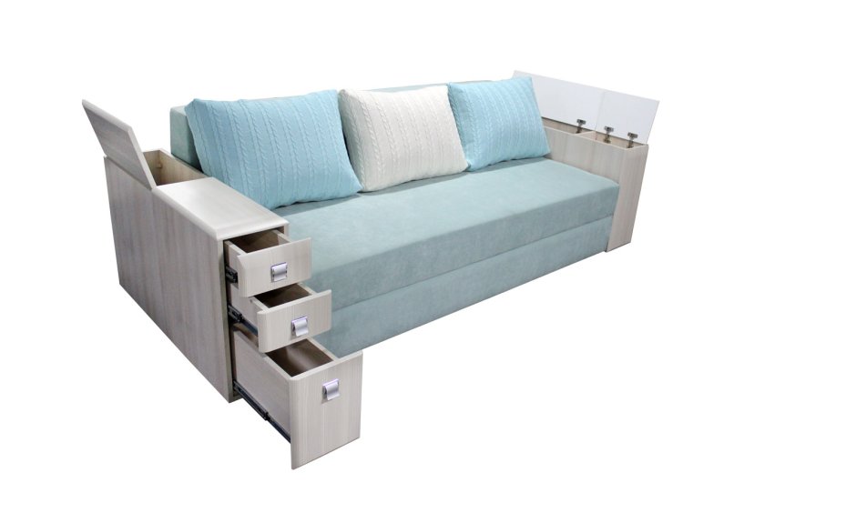 Диван с боковыми ящиками