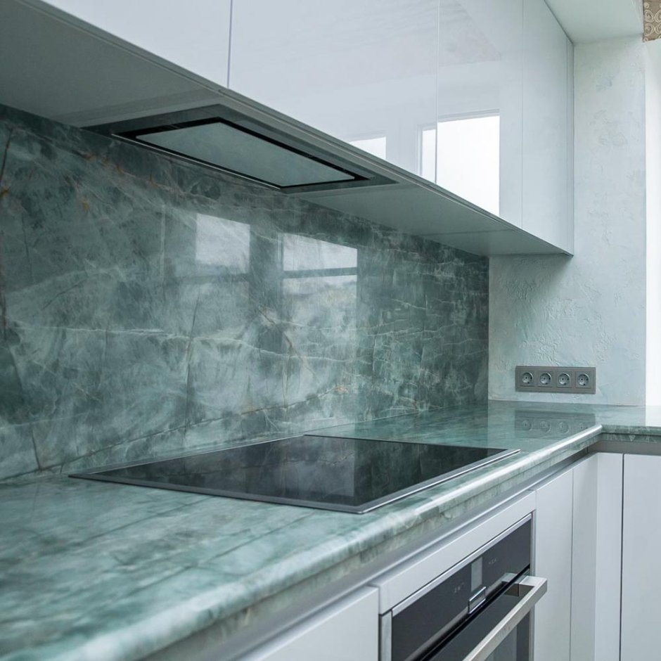 Кварцит Opal White