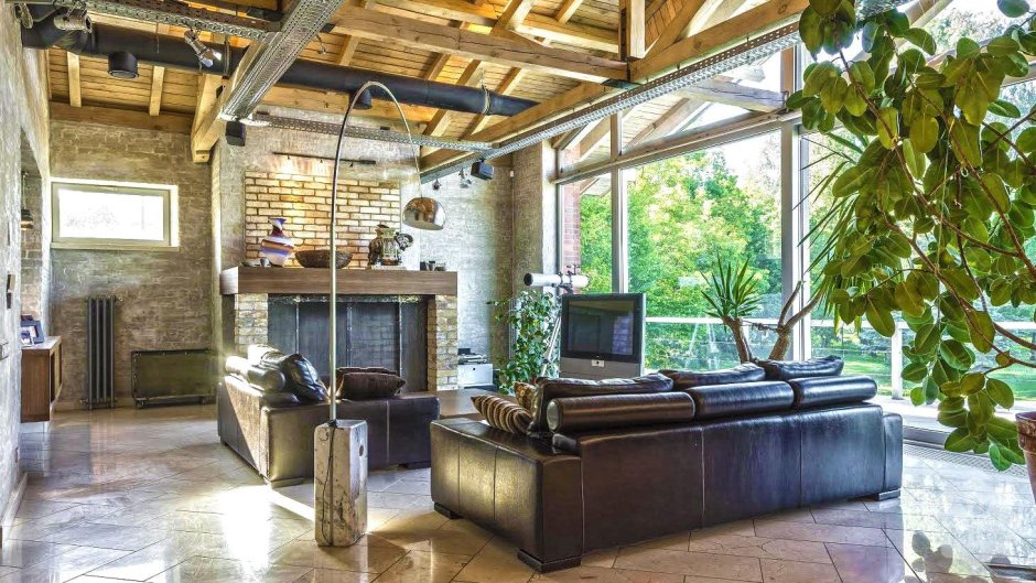 Вентиляционные трубы в стиле лофт