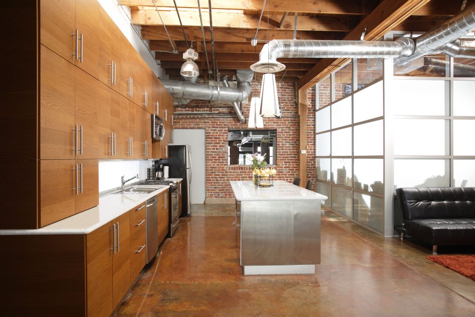 Труба для вытяжки в стиле лофт