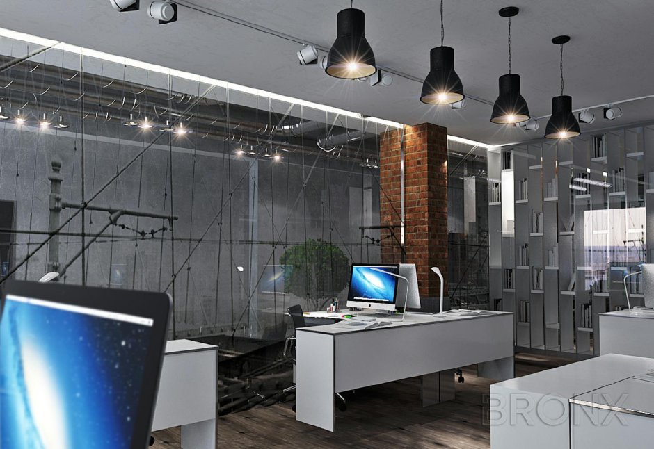 Офис в стиле лофт