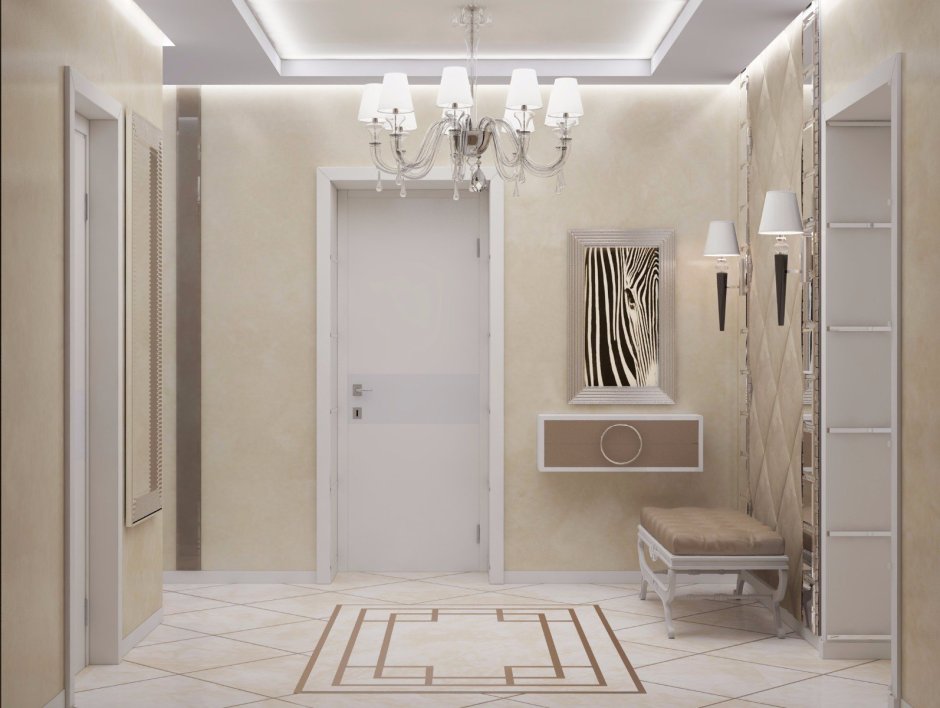 Квадратная прихожая