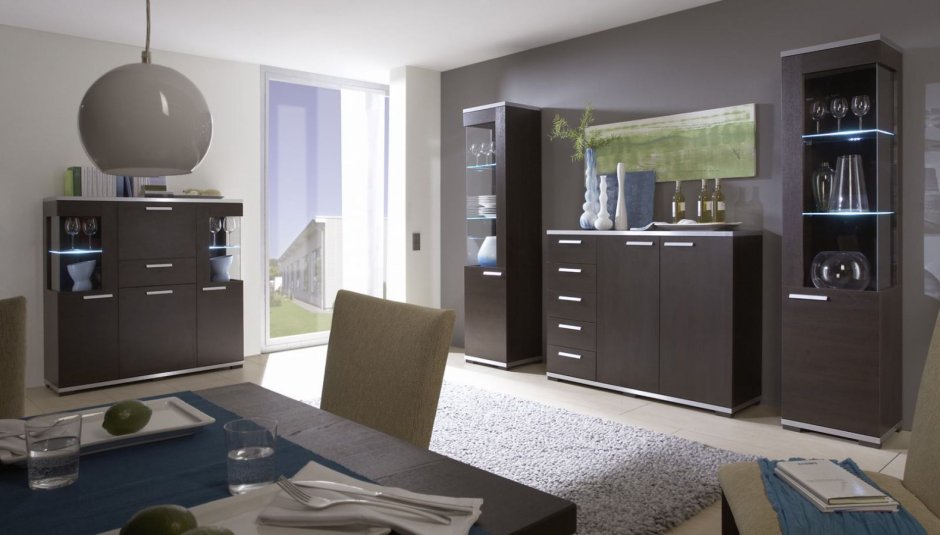 Шкафы и комоды для гостиной