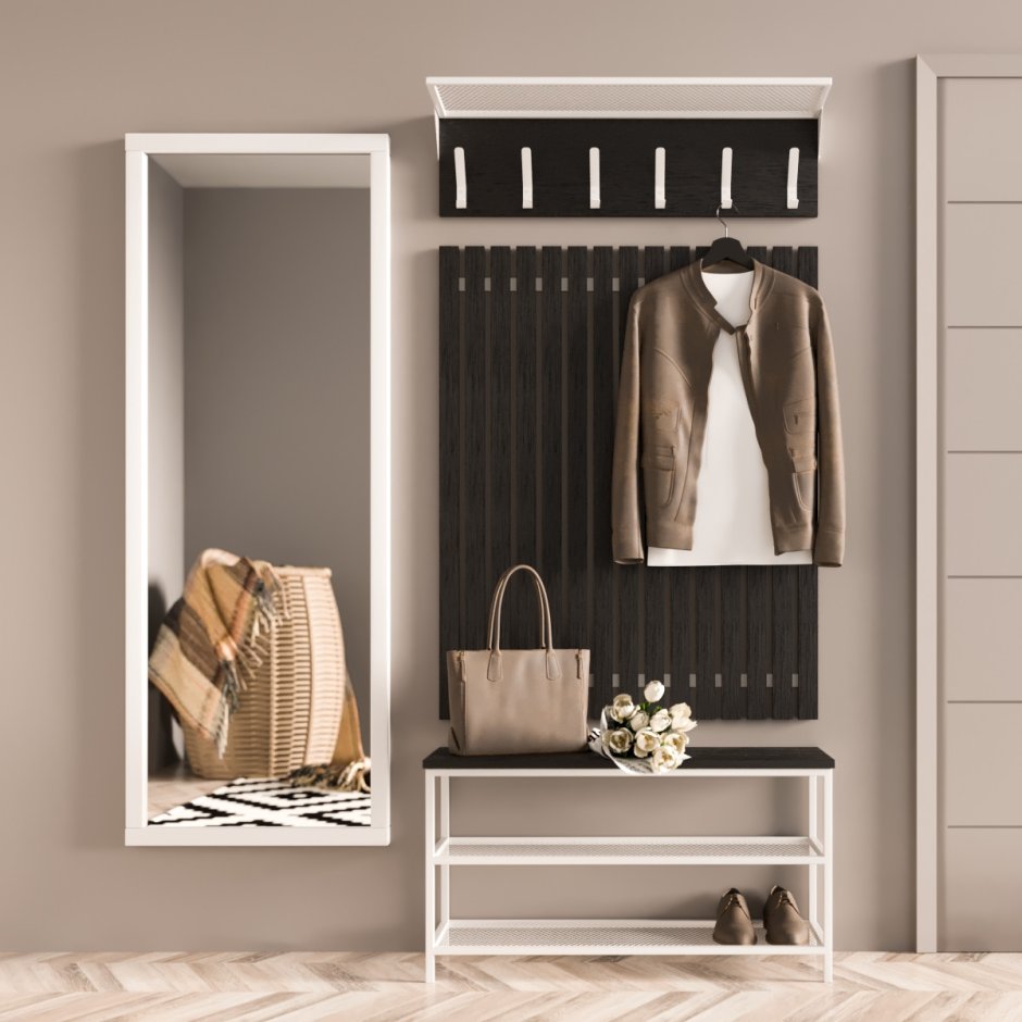 Узкая прихожая Pinterest