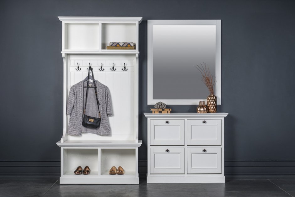 ЛАЙФМЕБЕЛЬ прихожая белая фортуна1700