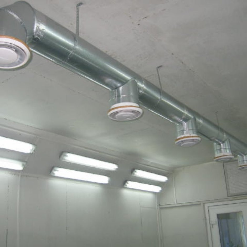 Приточка 110 труба а вытяжная 110