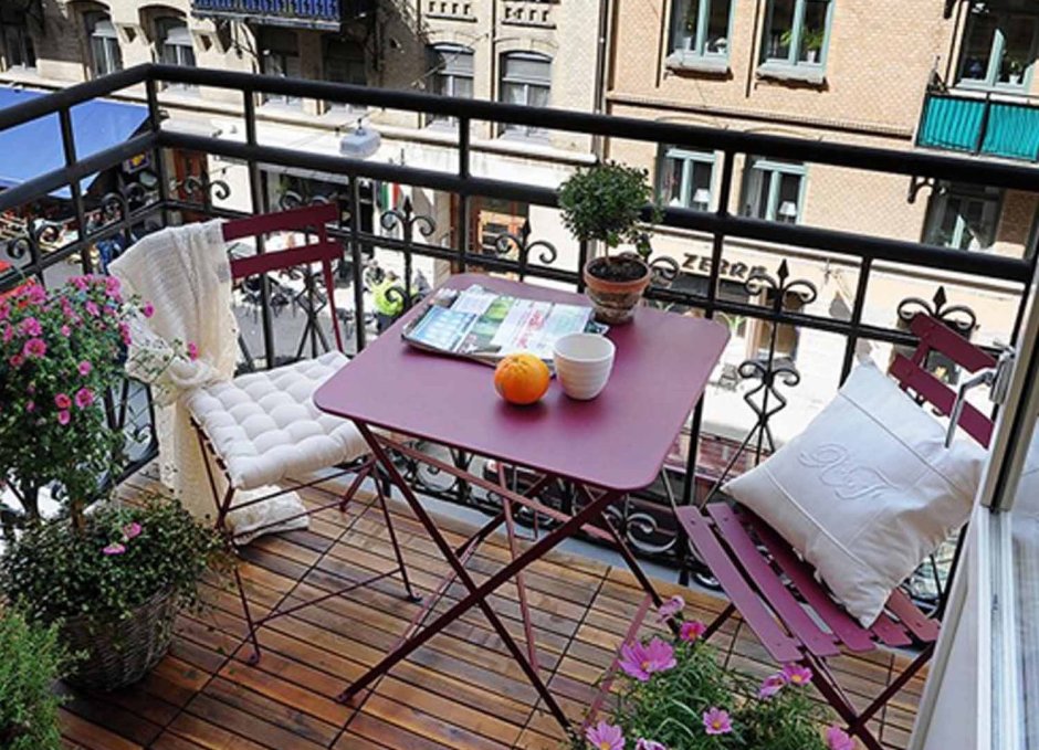 Плетеная мебель для лоджии