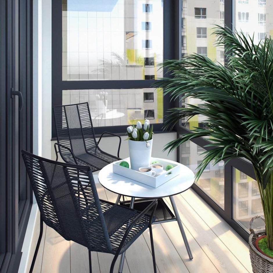 Стол садовый круглый Blooma Bari, сталь, 60 х 72 см