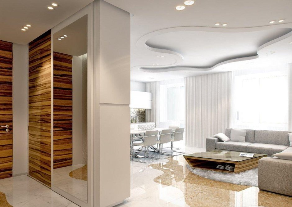 Стеллаж для зонирования комнаты