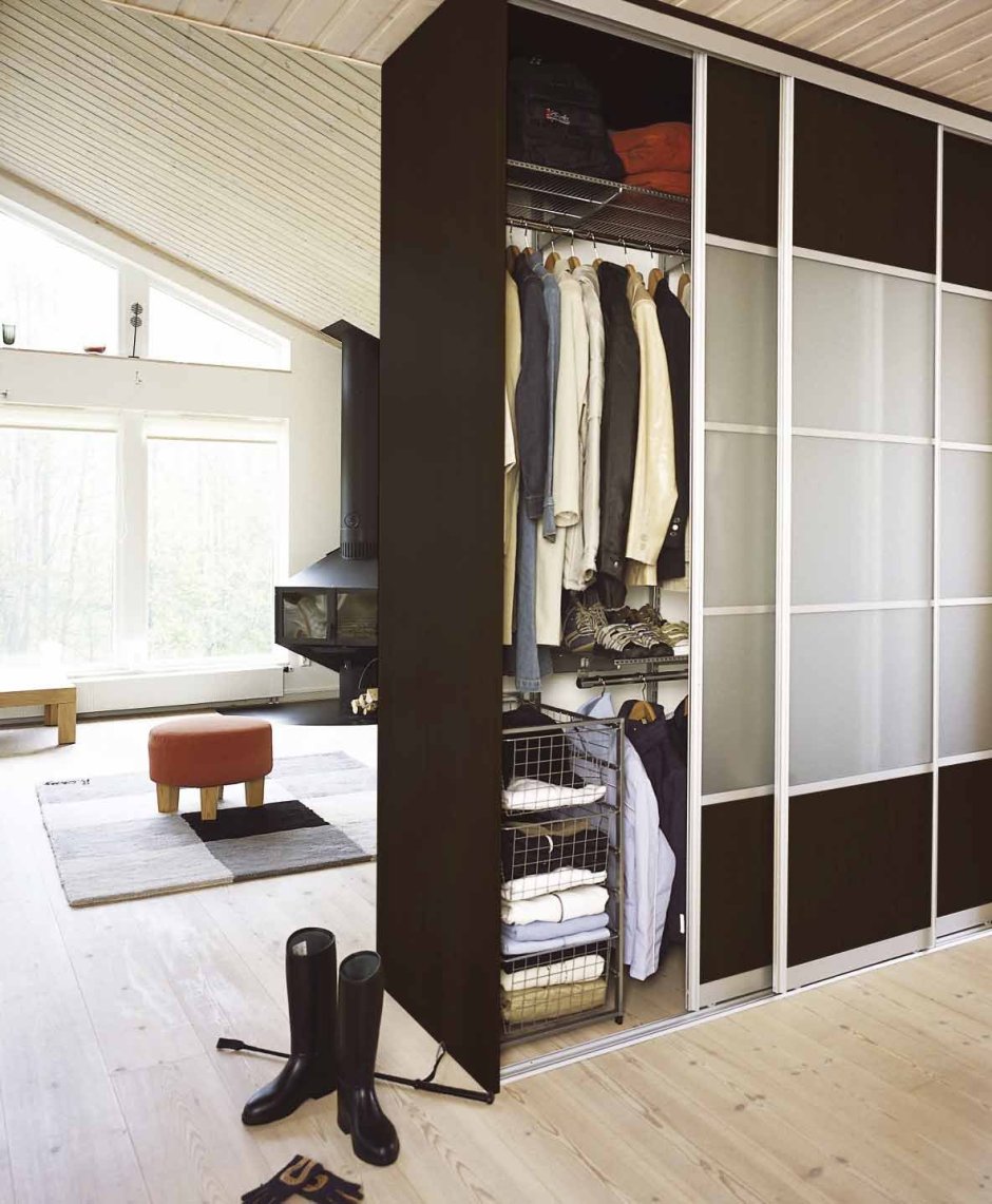 Встроенные шкафы перегородки