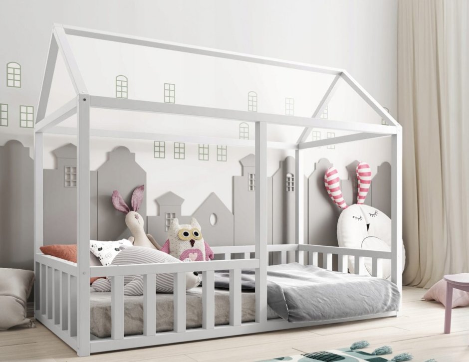 Кровать домик для девочки