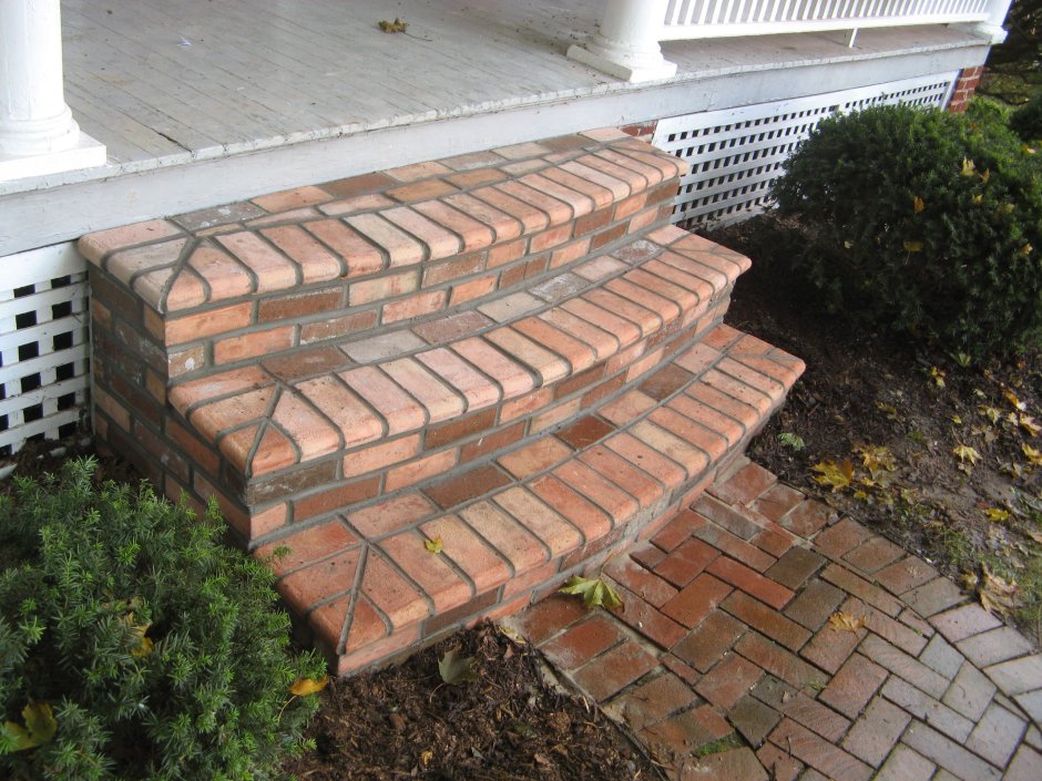 Ступеньки из кирпича