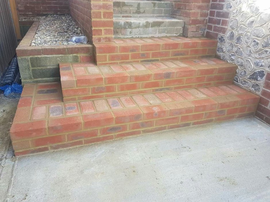 Ступени из облицовочного кирпича