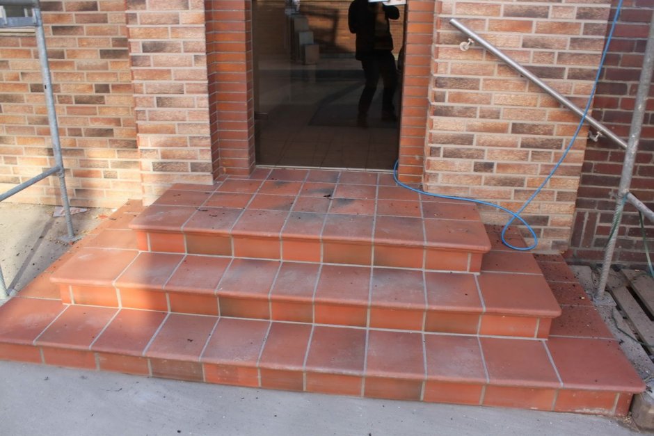 Крыльцо из кирпича