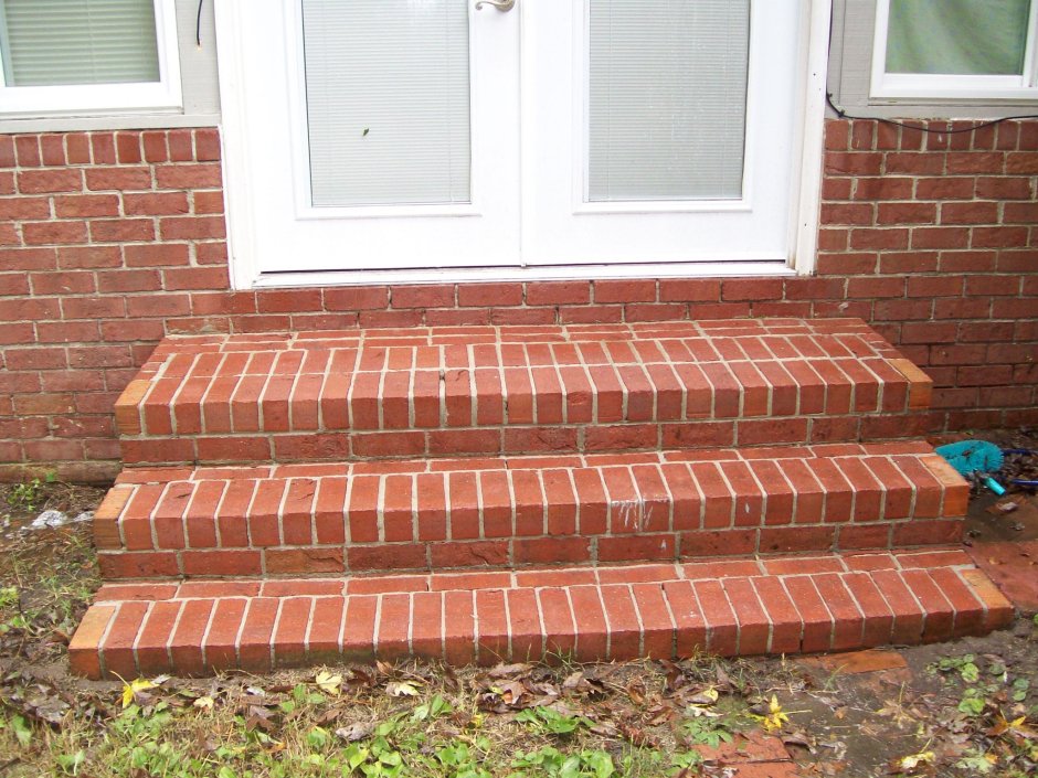 Ступени из кирпича