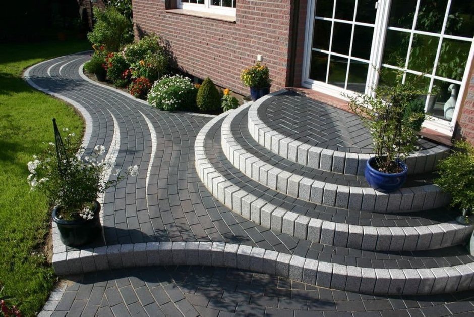 Бетонные ступени для крыльца