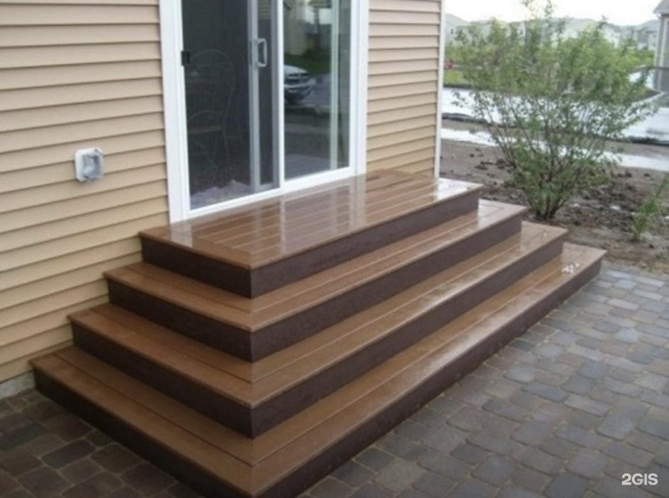 Полукруглые ступени для крыльца