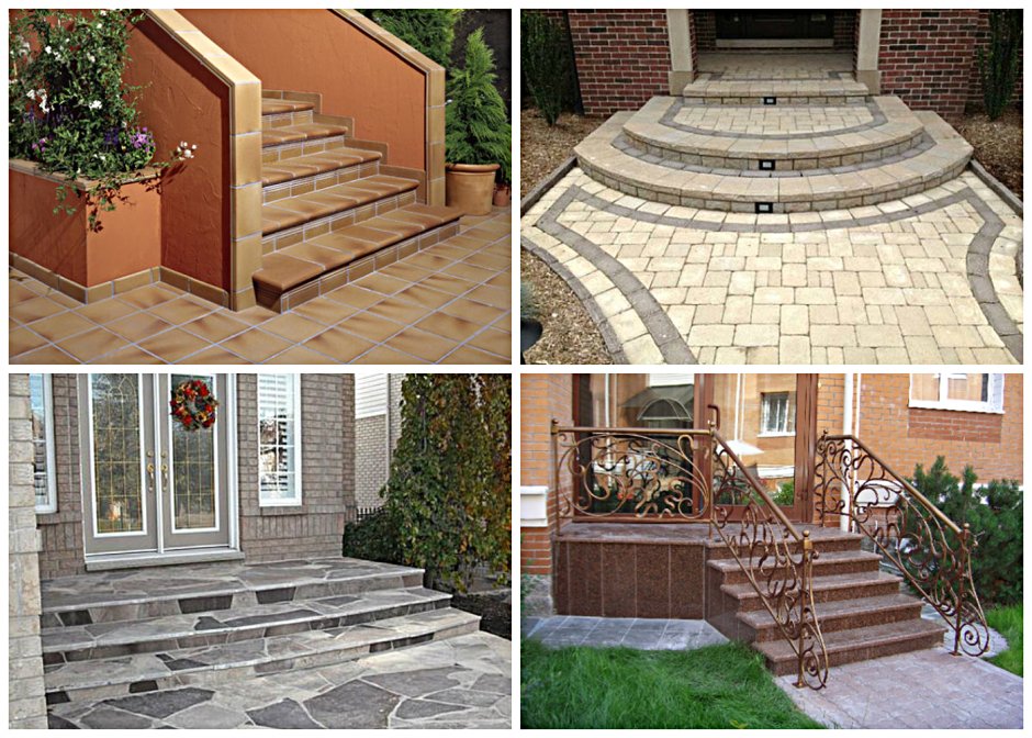 Ступеньки для крыльца из кирпича