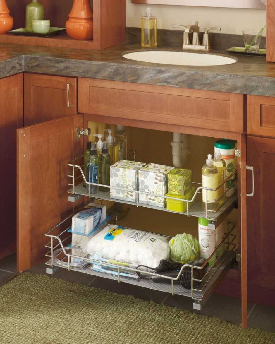 Полочка под раковину на кухню