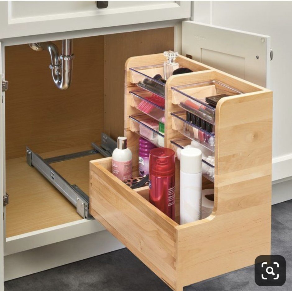 Организация пространства под мойкой