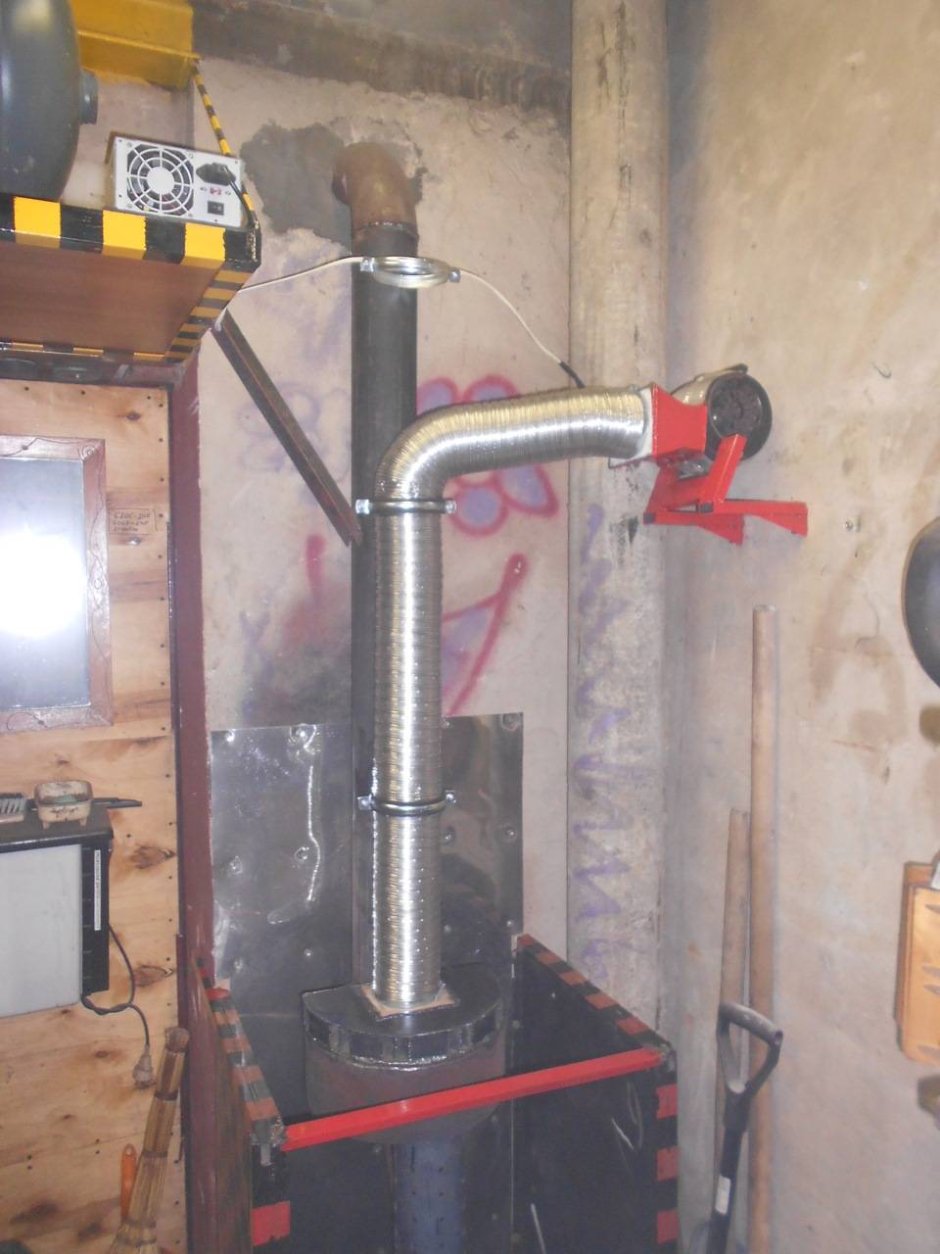 Труба для печки буржуйки на отработке