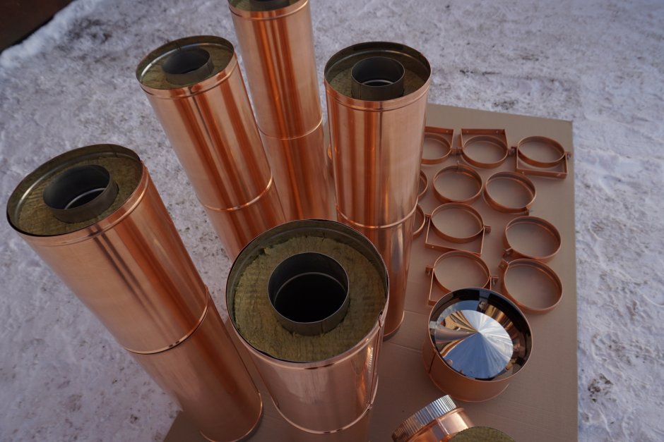 Дымоходная труба из меди