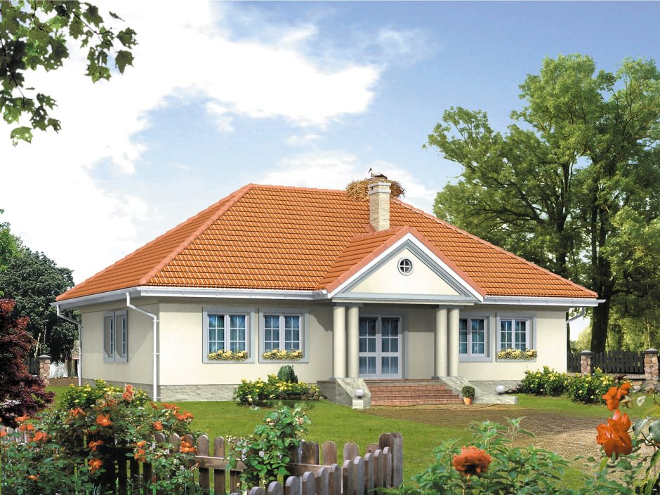 Проект бунгало одноэтажное s-143