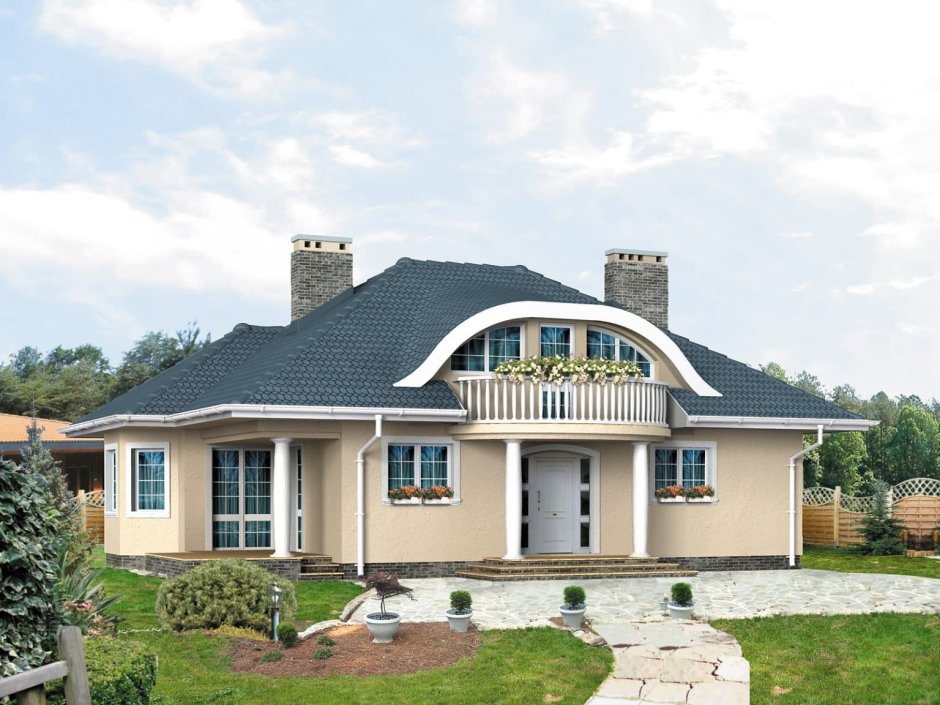 Z500 проекты одноэтажных с террасой