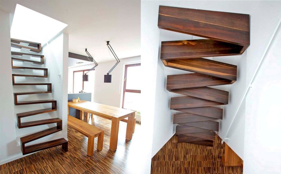 Узкая винтовая лестница