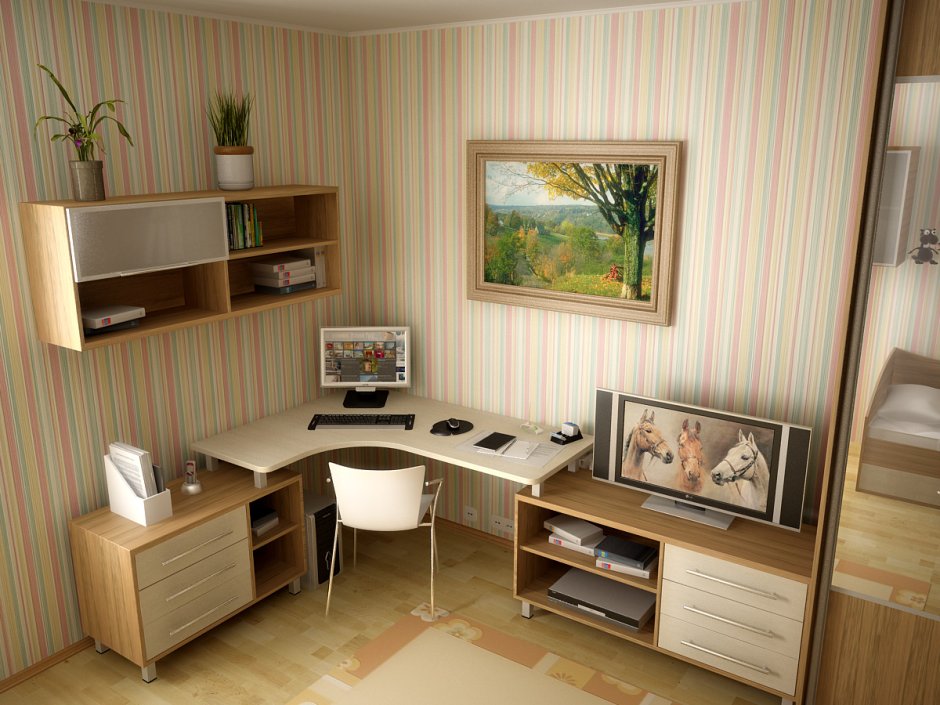 Угловые полки для телевизора