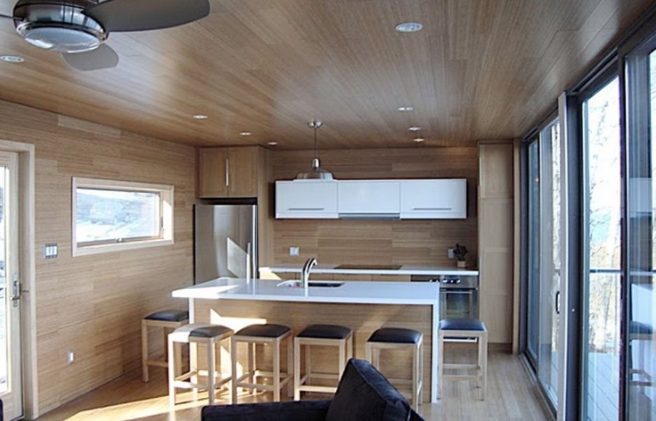 Кухни без верхних навесных шкафов