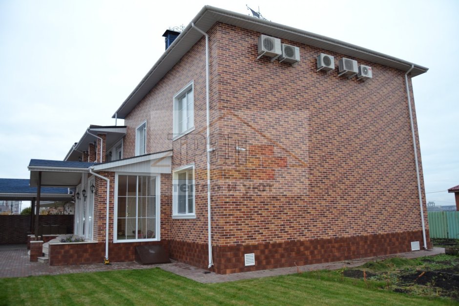 Отделка фасадными термопанелями частный дом