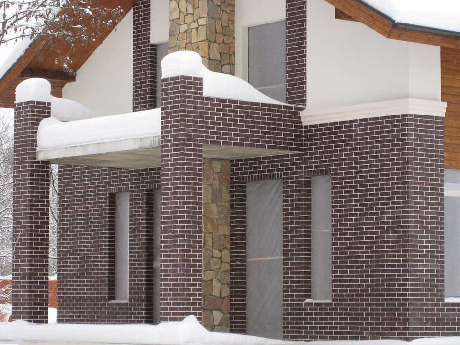 Фасадная клинкерная термопанель