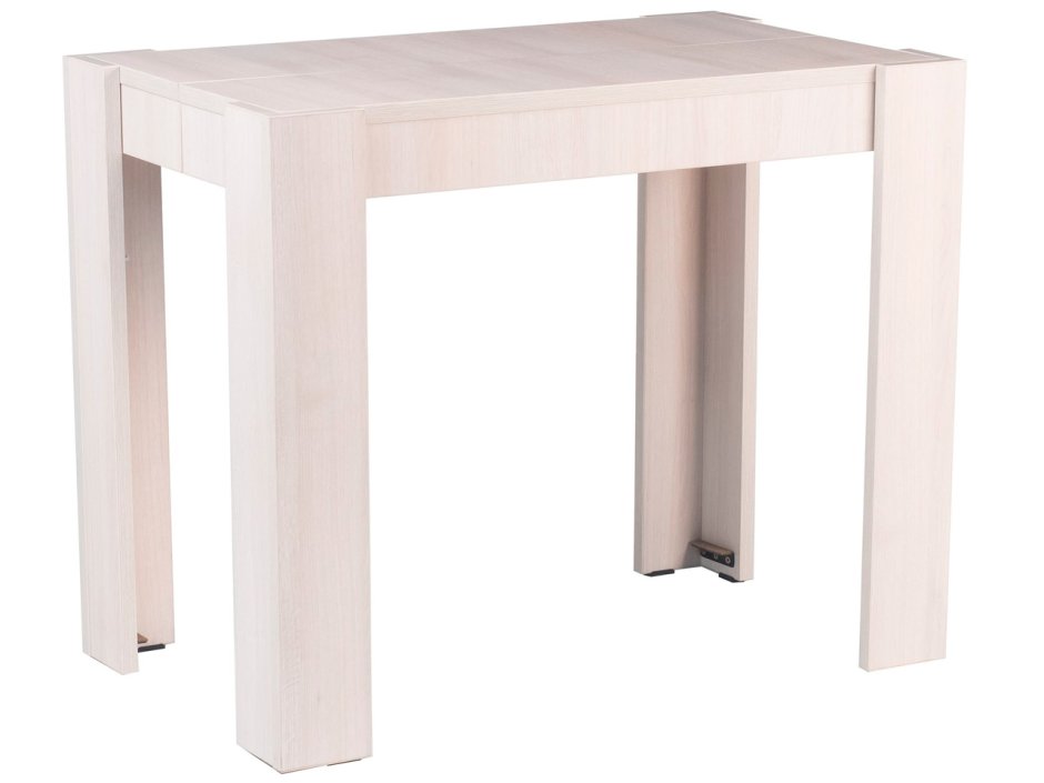 Стол консоль 110 белый глянец