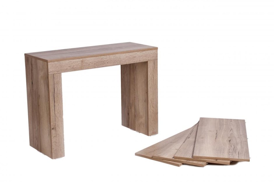 Стол-консоль трансформер b2316p белый лак