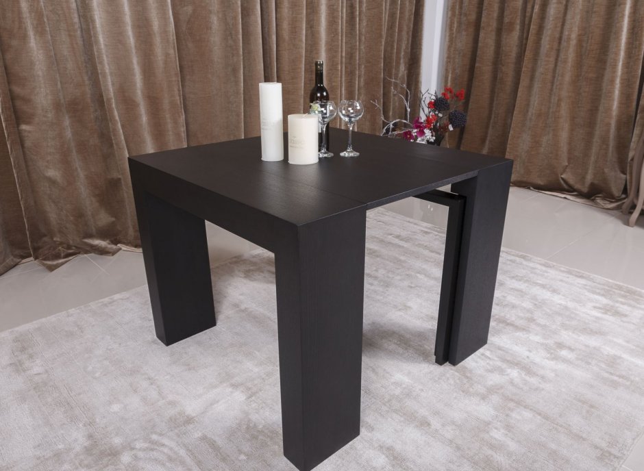 Стол консоль n110 белый глянец