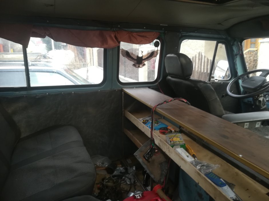УАЗ 2206 внутри кабина