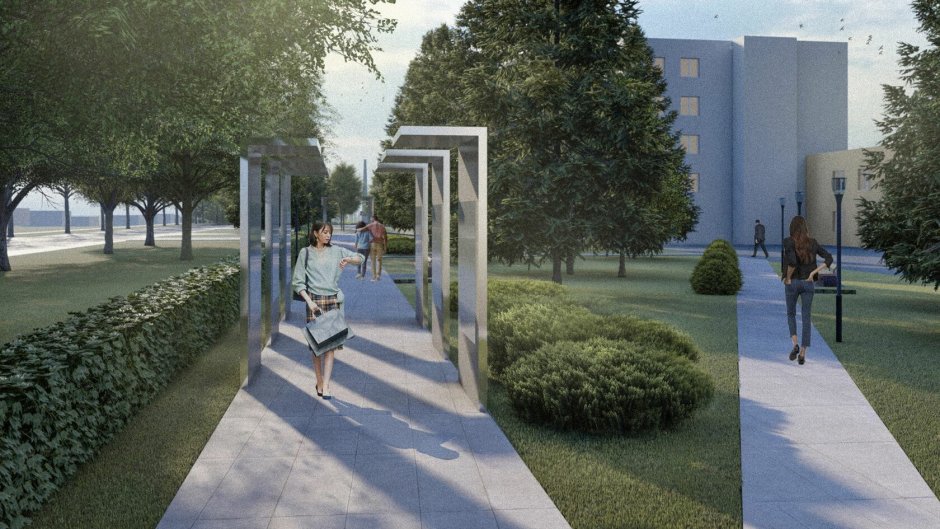 Хай лайн парк в Нью-Йорке чертежи