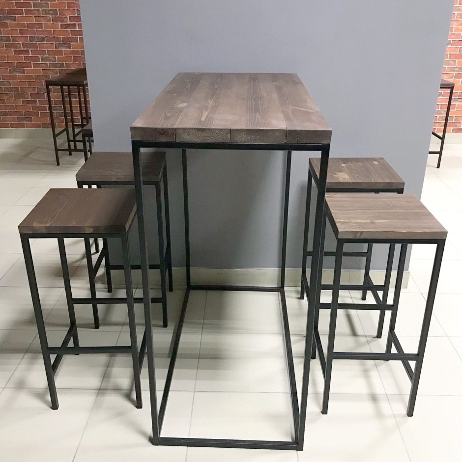 Столы и стулья для ресторанов и кафе в стиле Loft