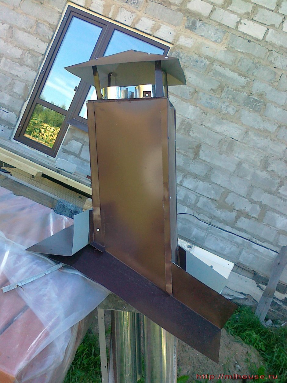 Вентиляционный короб на крышу