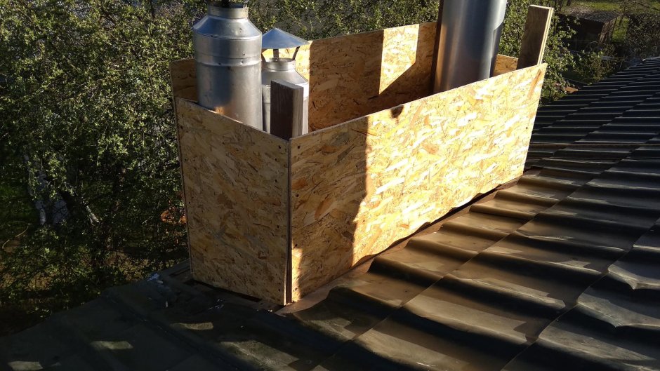 Короб для вентиляции на крышу