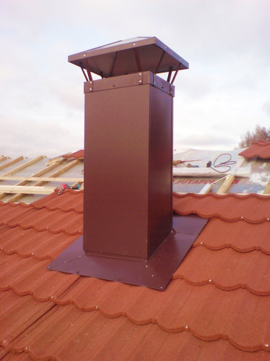 Вентиляционная шахта Schiedel на кровле