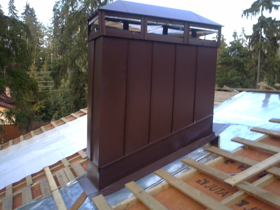 Короб для вентиляции на крышу