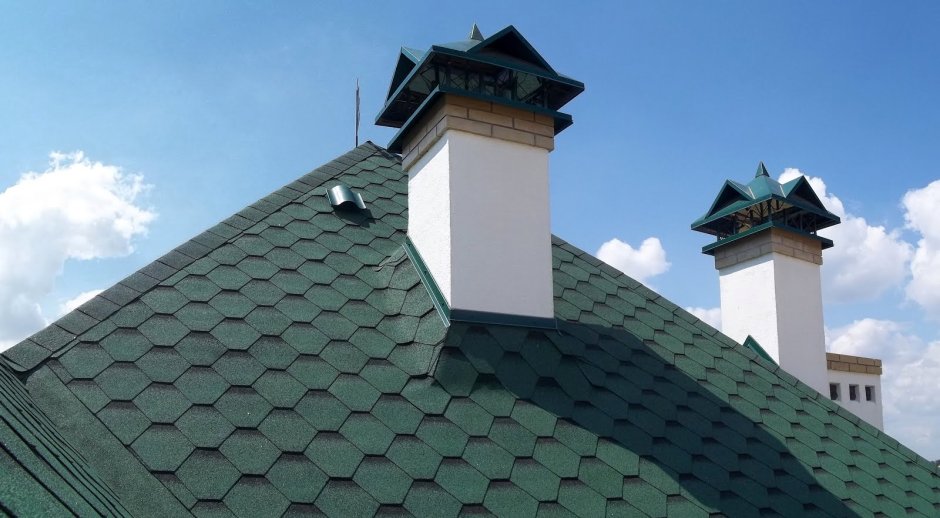 Кровля трубы на крыше