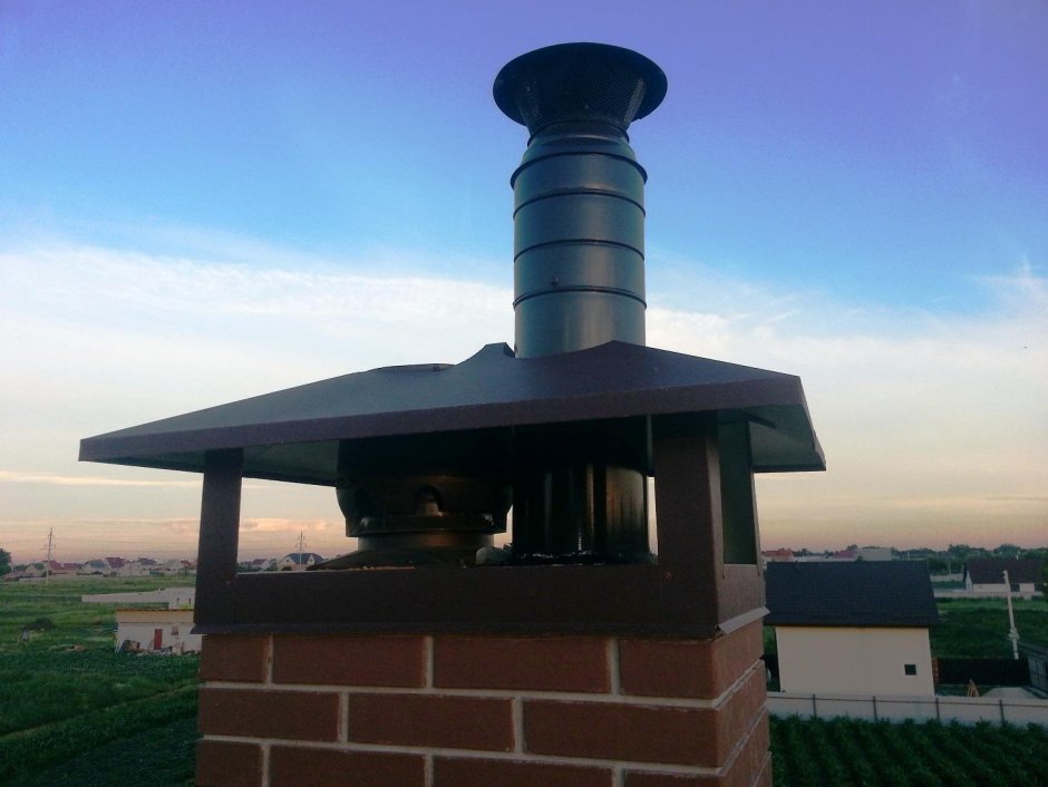 Вентиляционная шахта Schiedel на кровле