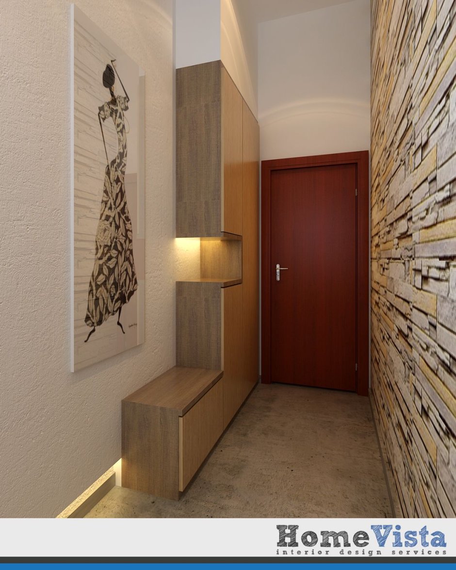 Узкая прихожая в хрущевке